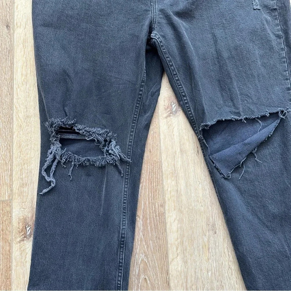 Abercrombie & Fitch Curve Love ‘90s Straight Ultra High Rise Jeans Sz 36/22 NWT - Picture 4 of 9